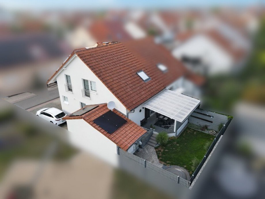 Au�enansicht Doppelhaush�lfte Forst