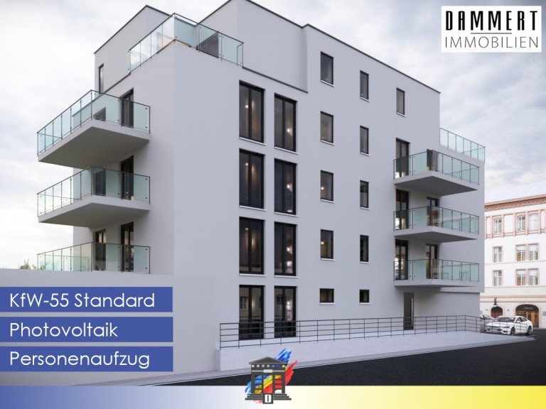 Titelbild Bruchsal Etagenwohnung Altersgerechter Neubau mitten in Bruchsal!Zweizimmerwohnung mit West-Balkon