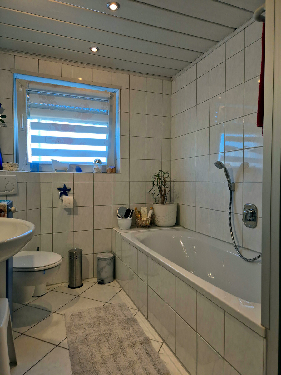 Bad im Obergeschoss Einfamilienhaus Kronau