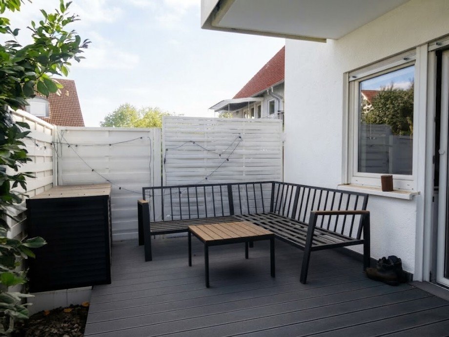 Wohnung 2 Terrasse Mehrfamilienhaus Kronau