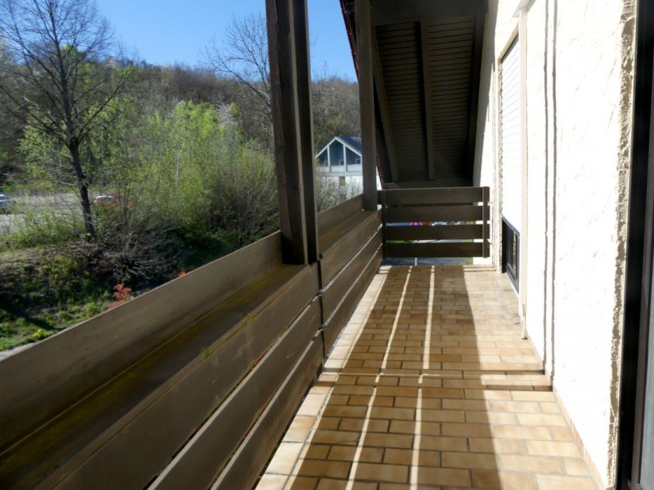 Balkon Richtung Westen Doppelhaush�lfte Eisenberg