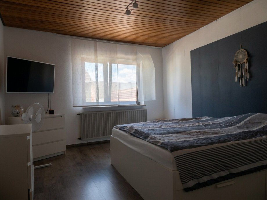 Schlafzimmer im Obergeschoss Einfamilienhaus Forst