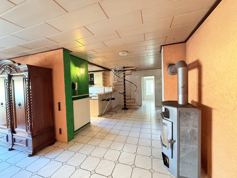 Hinterhaus Blick auf K�che Einfamilienhaus Forst