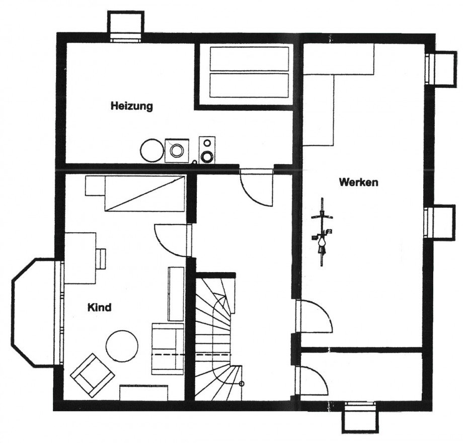 Untergeschoss Einfamilienhaus �stringen
