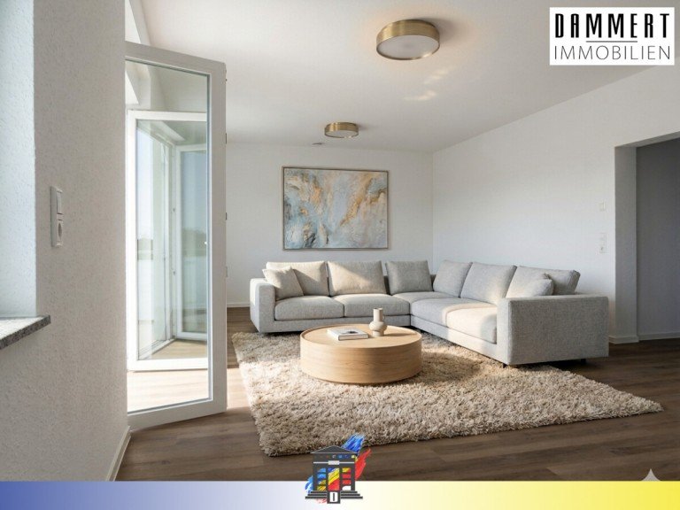 Wohnzimmer (m�gliche Einrichtung) Wagh�usel Etagenwohnung Lichtdurchflutete 3-Zimmer-Wohnung mit gro�em Wohnbereich