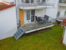 Luftbild_Balkon Charmante 3-Zimmer-Wohnung mit eigenem Garten in ruhiger Lage
