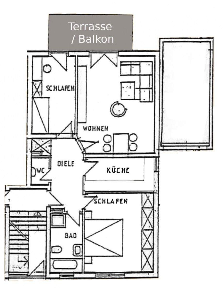Grundriss Erdgeschosswohnung Forst