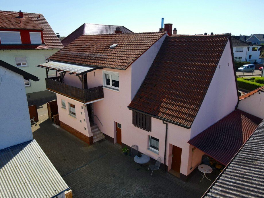 Hofansicht Einfamilienhaus Kronau