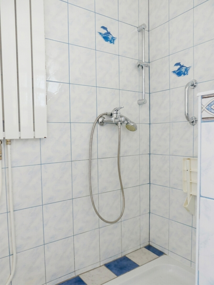 Dusche im Erdgeschoss Doppelhaush�lfte Gondelsheim