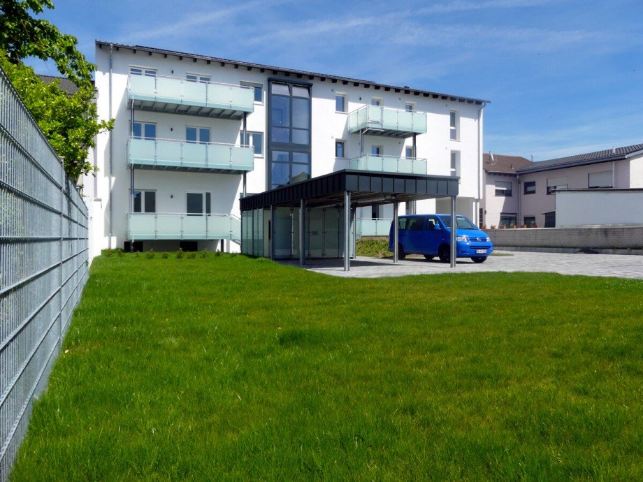 Au�enansicht hinten Etagenwohnung Wagh�usel