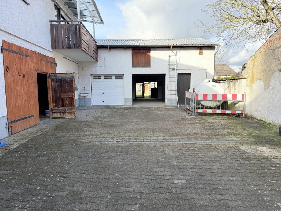 Innenhof Einfamilienhaus Forst