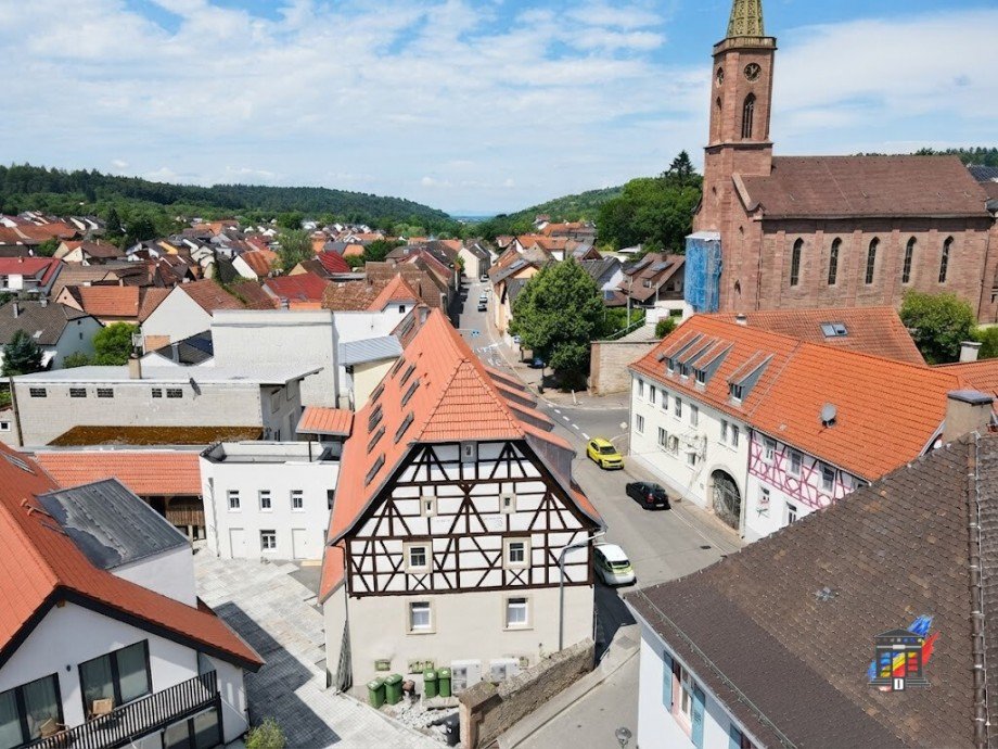 Seitenansicht Maisonettewohnung Bruchsal / Obergrombach