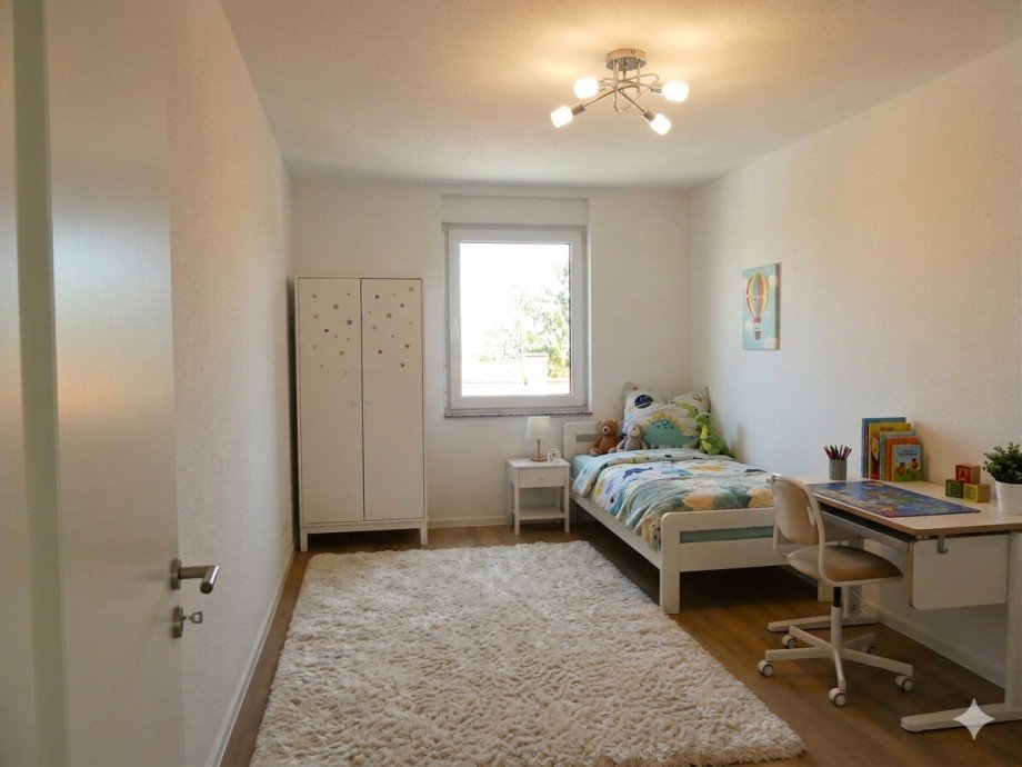 Kinderzimmer (m�gliche Einrichtung) Etagenwohnung Wagh�usel