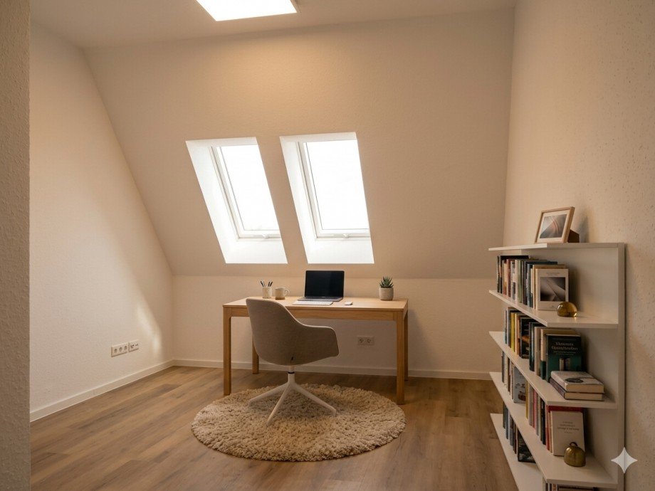 B�rozimmer (m�gliche Einrichtung) Etagenwohnung Wagh�usel