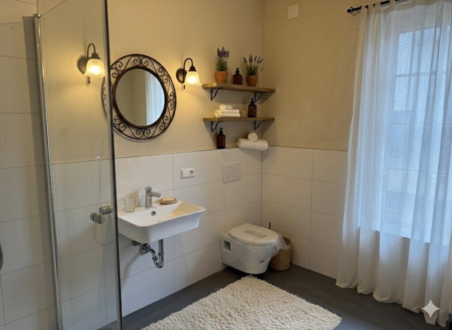 Bad Erdgeschoss Maisonettewohnung Bruchsal / Obergrombach