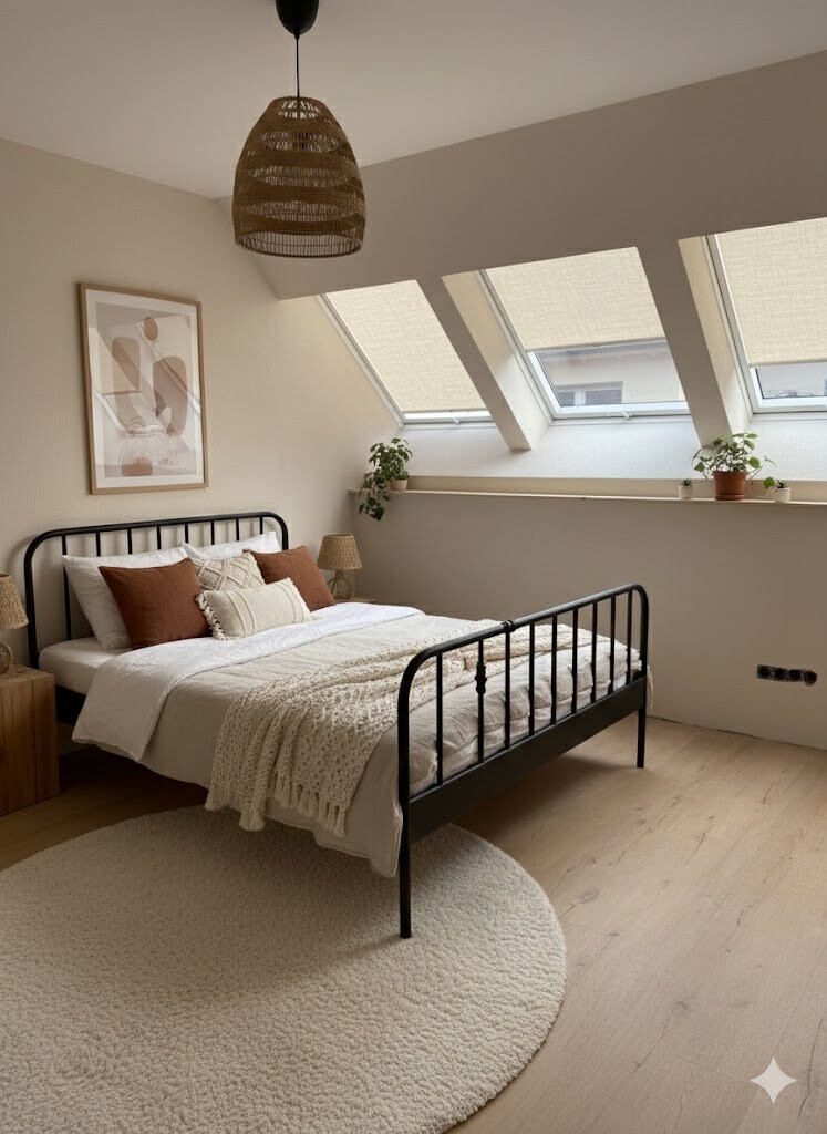 Schlafzimmer 3 Maisonettewohnung Bruchsal / Obergrombach