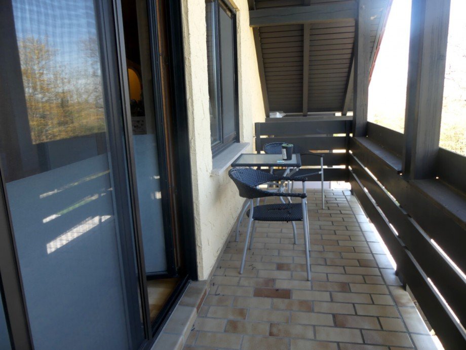 Balkon Richtung S�den Doppelhaush�lfte Eisenberg