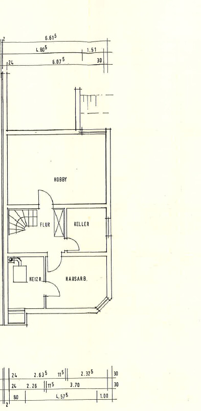 Grundriss KG Doppelhaush�lfte Forst